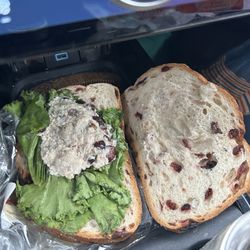 Rusty Lantern Market - Generally a great place. Today, creepy old men staring at me while I came in and shopping and this sandwich was a bummer to say the least.