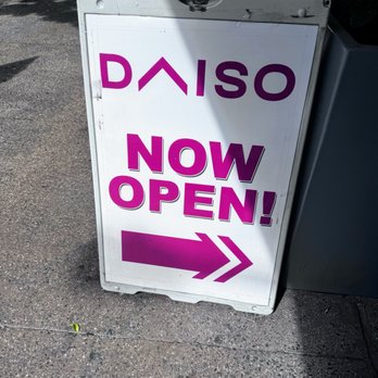 Daiso - Sidewalk sign - Discount Store Near Me - Honolulu, Hawaii Daiso - Sidewalk sign - Discount Store Near Me - Honolulu, Hawaii