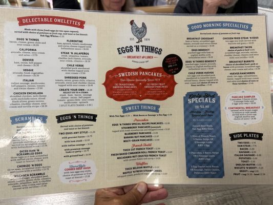 Menu photo 1 Eggs N Things Valencia, CA