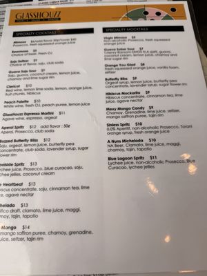 Menu photo 4 Glasshouzz Livermore, CA Menu photo 4 Glasshouzz Livermore, CA