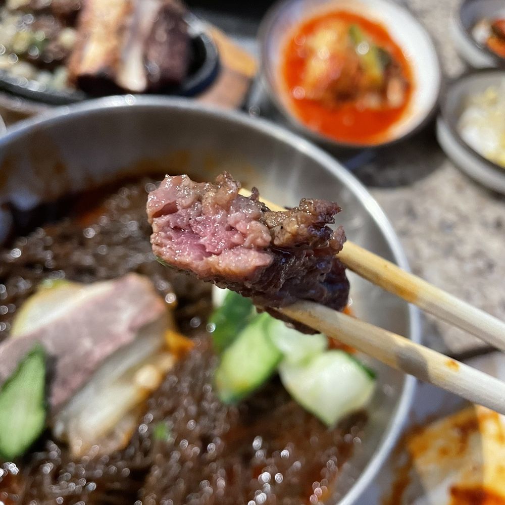 Shik Do Rak - Oh so yummy morsel of galbi - juicy and tender - Korean Near Me - Northridge, California