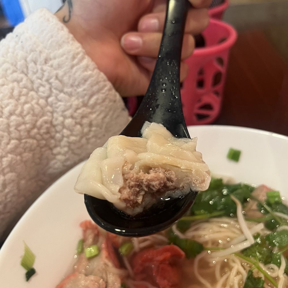 Thai Fiesta Cafe - Egg Noodle and Wonton with BBQ Pork Soup - Thai Near Me - Paramount, California Thai Fiesta Cafe - Egg Noodle and Wonton with BBQ Pork Soup - Thai Near Me - Paramount, California