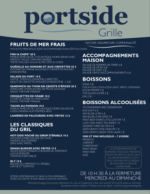 Menu photo 2 Portside Grille Newport, VT Menu photo 2 Portside Grille Newport, VT