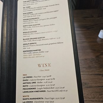 Restaurant 605 - Cocktail list - Bars Near Me - Albany, New York