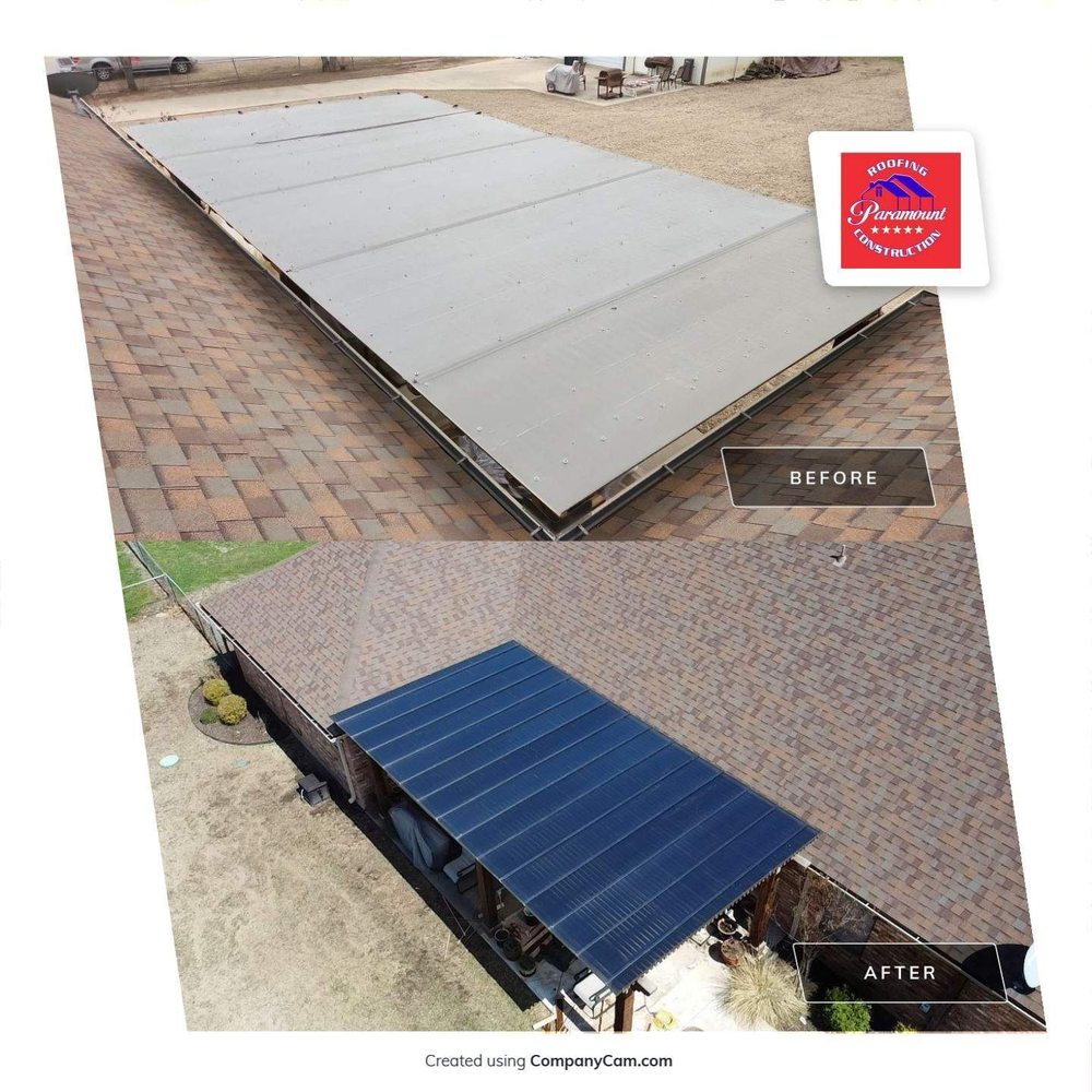 Slide of Paramount Roofing and Construction