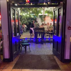 The Yard Bar - View of terrace from the bar