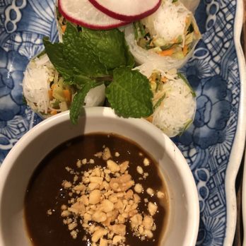 Up Thai - Summer Roll with Peanut Sauce - Thai Near Me - New York, New York