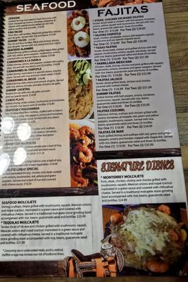 Menu photo 2 Tequilas Bar and Grill Columbus, WI Menu photo 2 Tequilas Bar and Grill Columbus, WI