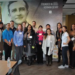DeVry University Newark Campus - East Side Union HS Career Fair - Volunteers came to help students practice their interview skills