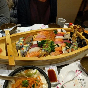 MINE Sushi - Large sushi sashimi boat - Japanese Near Me - Markham, Ontario MINE Sushi - Large sushi sashimi boat - Japanese Near Me - Markham, Ontario
