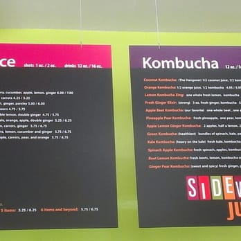 Sidewalk Juice - Menu 1 - Juice Bars & Smoothies Near Me - San Francisco, California Sidewalk Juice - Menu 1 - Juice Bars & Smoothies Near Me - San Francisco, California