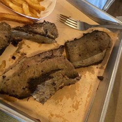 Clancy's Cafe - Grayish green tint brisket