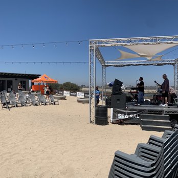 SeaSalt at the Beach - a stage set up on the beach - Barbeque Near Me - Huntington Beach, California SeaSalt at the Beach - a stage set up on the beach - Barbeque Near Me - Huntington Beach, California