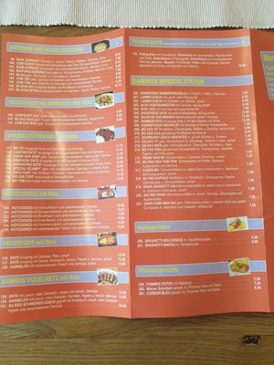 Menu photo 2 China Restaurant Bambus Oettingen in Bayern, BY Menu photo 2 China Restaurant Bambus Oettingen in Bayern, BY