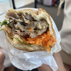 Grilled pork banh mi