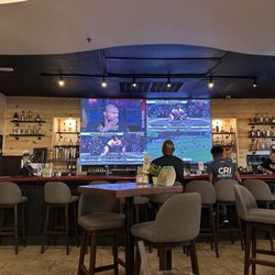 Alamo Biscuit Company & Panaderia - River Walk - Full bar w/a huge flat screen. We had fun watching sumo wrestling. 5.26.2025