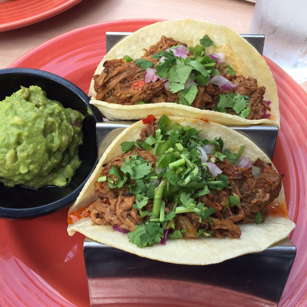Lunch special brisket tacos