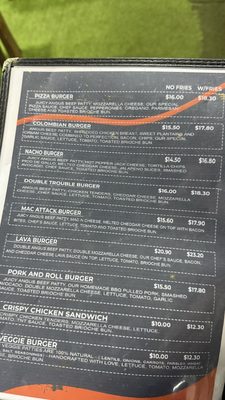 Menu photo 1 Tnt burger Tampa, FL