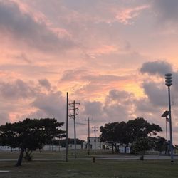 Fort Fisher Air Force Recreation Area - Beautiful sunset over recreation center