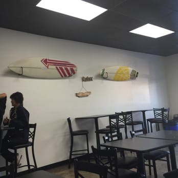 Poke District - Waiting for our food. - Seafood Near Me - Orange, California
