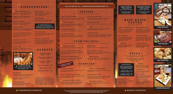 Menu photo 4 Firehouse Bar & Grill St Helen, MI