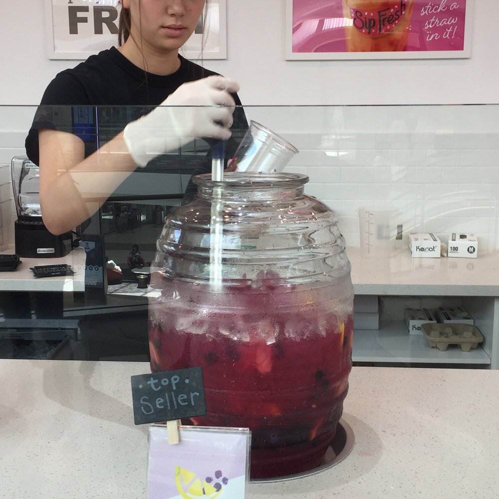 Sip Fresh - Blueberry Lemonade Tasting - Juice Bars & Smoothies Near Me - Torrance, California Sip Fresh - Blueberry Lemonade Tasting - Juice Bars & Smoothies Near Me - Torrance, California