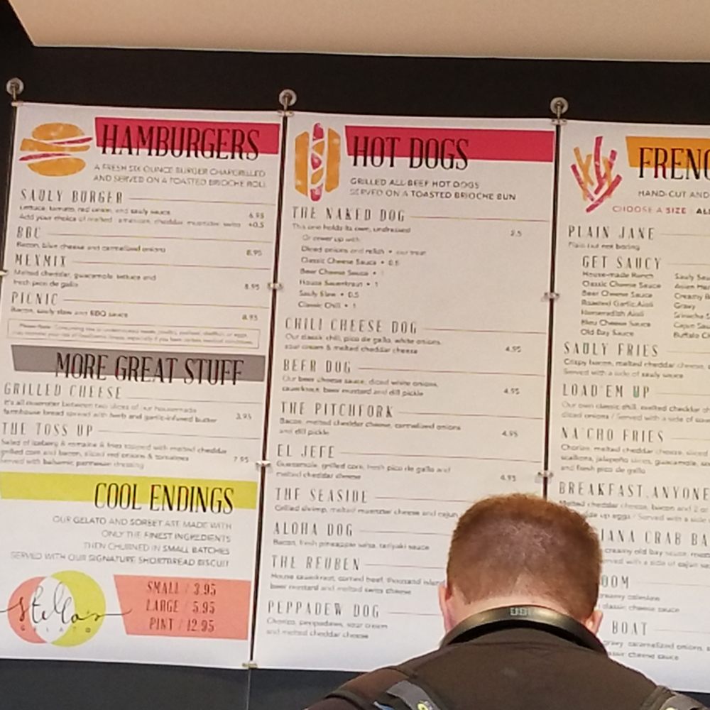 Sauly Boy's - Some of the menu - Hot Dogs Near Me - State College, Pennsylvania Sauly Boy's - Some of the menu - Hot Dogs Near Me - State College, Pennsylvania