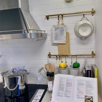 IKEA - White & brass kitchen display - Furniture Stores Near Me - Tempe, Arizona IKEA - White & brass kitchen display - Furniture Stores Near Me - Tempe, Arizona