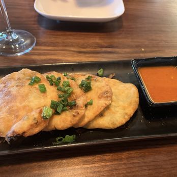 RedFarm - Gold Coin Scallion Pancakes - pretty good, but nothing special - Chinese Near Me - Austin, Texas RedFarm - Gold Coin Scallion Pancakes - pretty good, but nothing special - Chinese Near Me - Austin, Texas