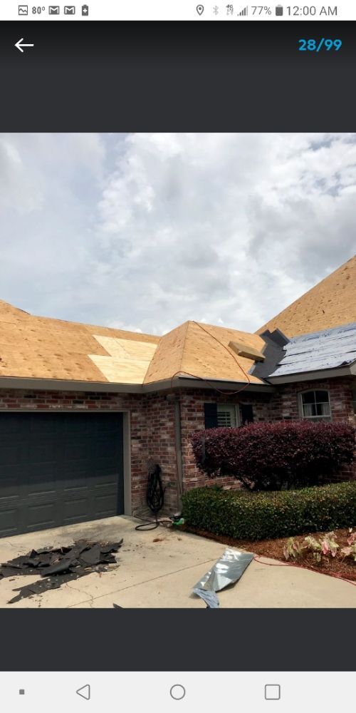 Slide of Cajun Roofing