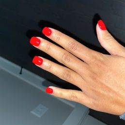 My dip manicure - color OPI cocoa cola red My dip manicure - color OPI cocoa cola red