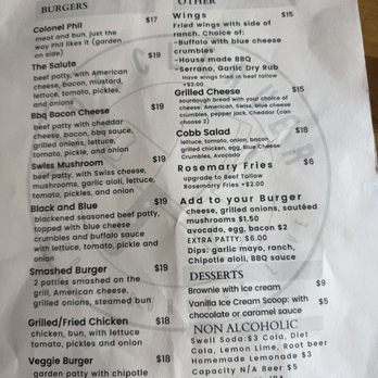 Key and Cleaver - Menu - Burgers Near Me - Oceanside , California Key and Cleaver - Menu - Burgers Near Me - Oceanside , California