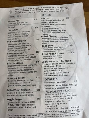 Menu photo 1 Key and Cleaver Oceanside , CA Menu photo 1 Key and Cleaver Oceanside , CA