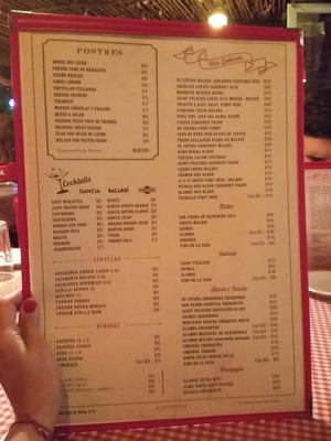 Menu photo 1 La Anita San Isidro, C