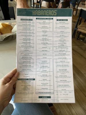 Menu photo 4 Habaneros Baton Rouge, LA