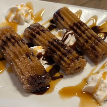 Plaza Mexico - Churros served with icecream on side. Absolutely delicious - Mexican Near Me - Bell Air, Maryland