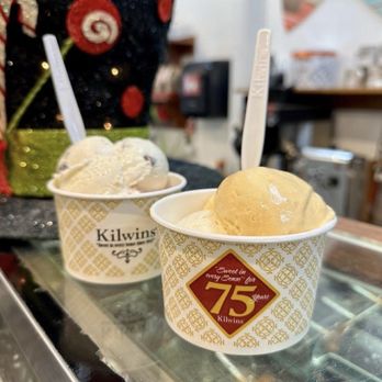 Kilwins Ice Cream - Chocolate - Fudge - two cups of ice cream - Ice Cream & Frozen Yogurt Near Me - Jacksonville, Florida