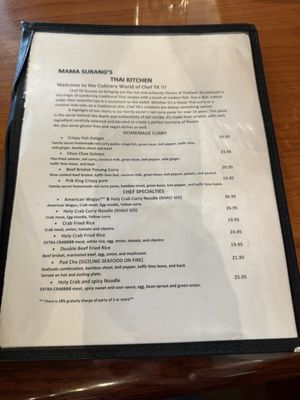 Menu photo 4 Mama Surang's Thai Kitchen Las Vegas, NV