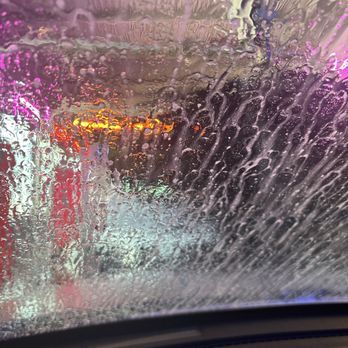 Suds Deluxe Car Wash - Inside the car wash. Fun colored lights. - Car Wash Near Me - Kyle, Texas