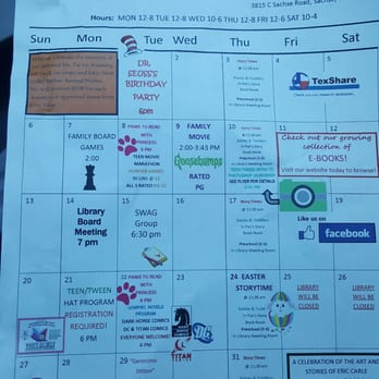 Sachse Public Library - March calendar of events for all ages! So amazing and so fun! - Libraries Near Me - Sachse, Texas Sachse Public Library - March calendar of events for all ages! So amazing and so fun! - Libraries Near Me - Sachse, Texas