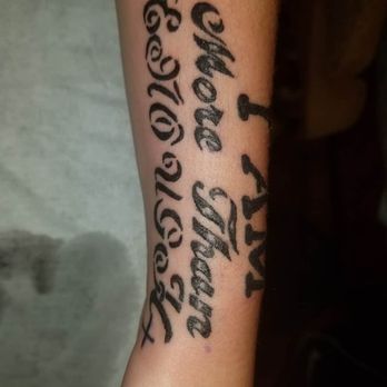 Flashy Ink Tattoo's - I am More than enough tattoo - Tattoo Near Me Flashy Ink Tattoo's - I am More than enough tattoo - Tattoo Near Me