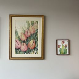 Both frames are from here (don't worry I have another one I'm hanging later)