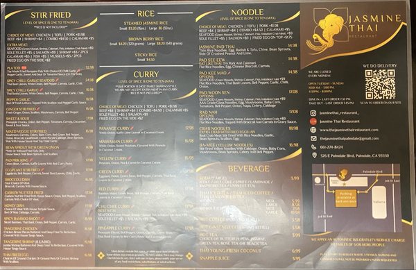 Jasmine Thai Restaurant, Palmdale by null