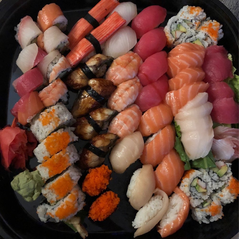 The Pacifica sushi platter... I am officially spoiled and cannot possibly order anything BUT this. Delicious.
