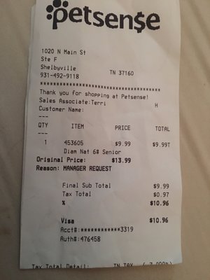 petsense grooming prices