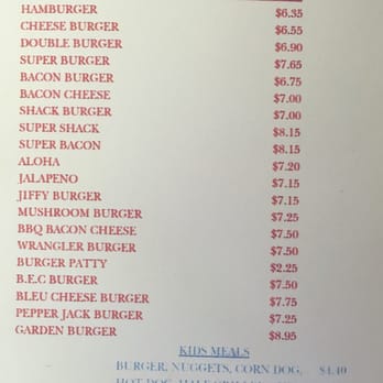 Snack Shack - Burgers with fries - Fast Food Near Me - Lakeview, Oregon