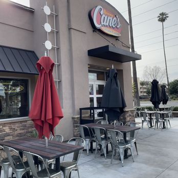 Raising Cane's Chicken Fingers - Exterior view - Chicken Shop Near Me - Riverside, California Raising Cane's Chicken Fingers - Exterior view - Chicken Shop Near Me - Riverside, California