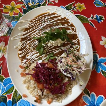 ReBar Modern Food - Three sister Enchiladas - Vegan Near Me - Victoria, British Columbia ReBar Modern Food - Three sister Enchiladas - Vegan Near Me - Victoria, British Columbia