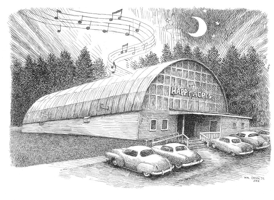 Happy Acres Hall Logo