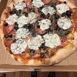 Some nights you just have to have pizza. Only NY Style for me. I came to love it so in Brooklyn.